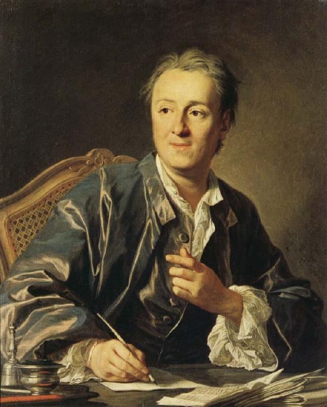 LOO, Carle van Portrait of Diderot oil painting image